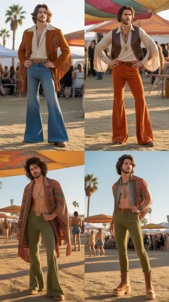 Retro 70s Aesthetic: Flares, Fringe, and Funk