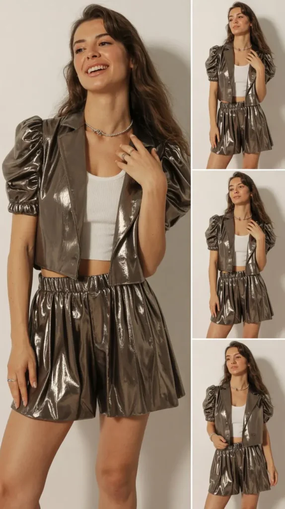  Metallic Shine Outfit