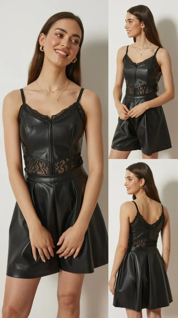 Leather and Lace Mix