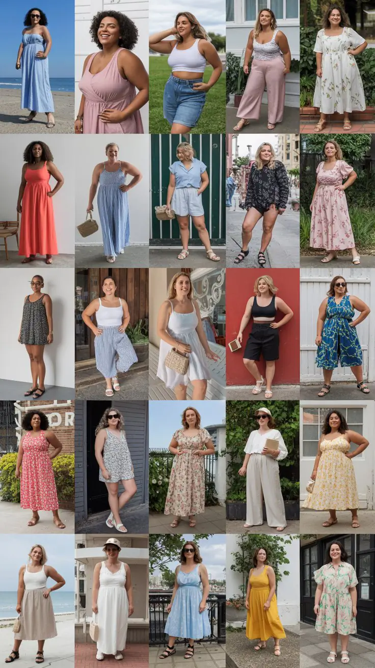 23 Plus Size Mom Summer Outfits