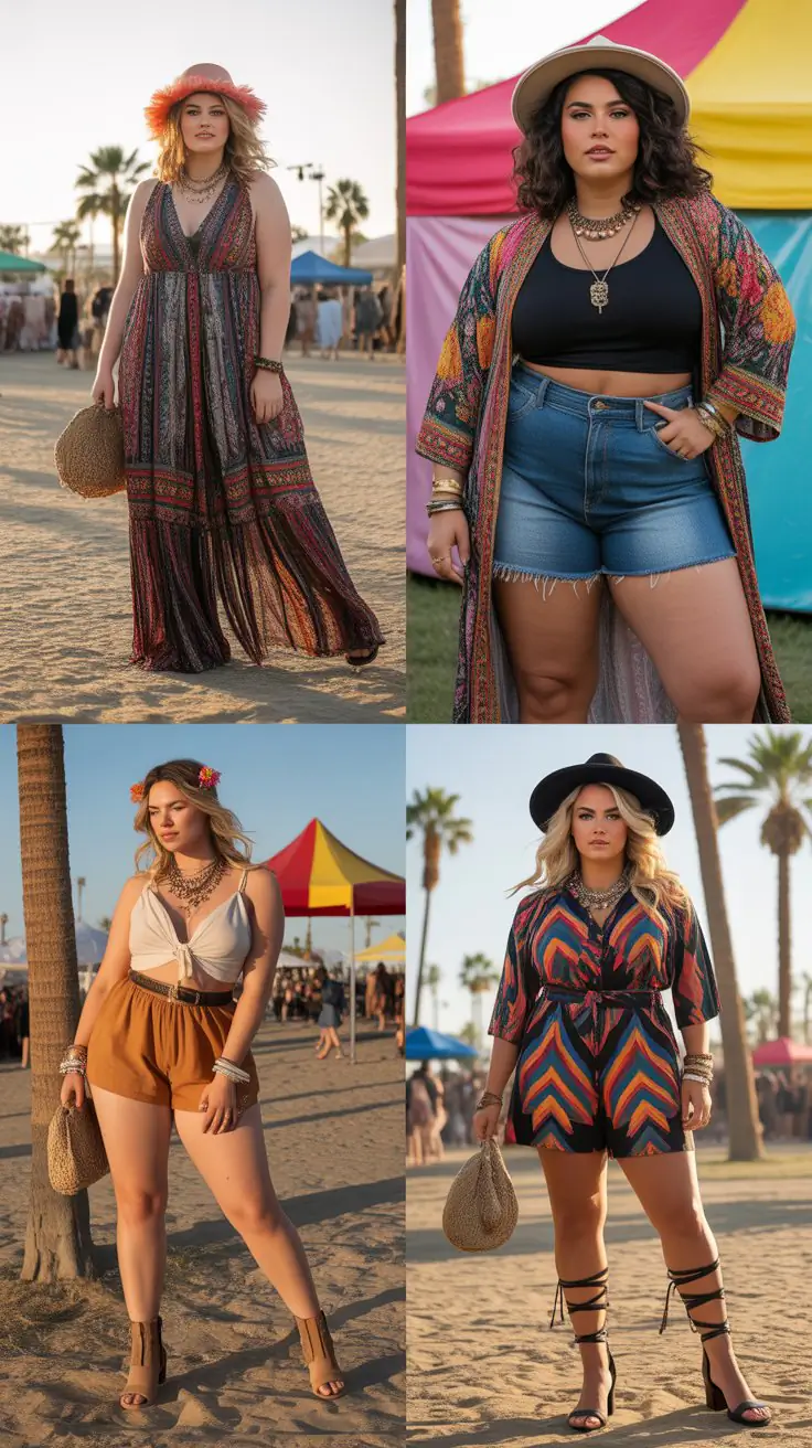 21 Plus Size Coachella Outfit Ideas