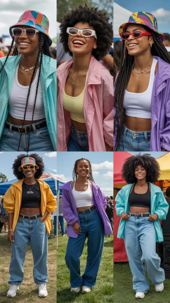  Colorful Windbreaker Set