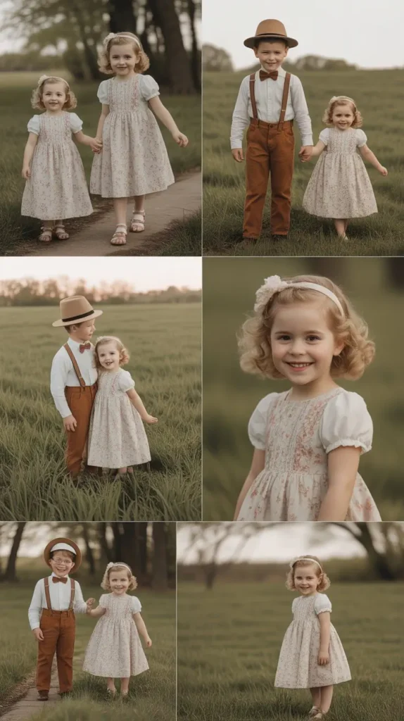 Vintage Inspired Spring Family Looks