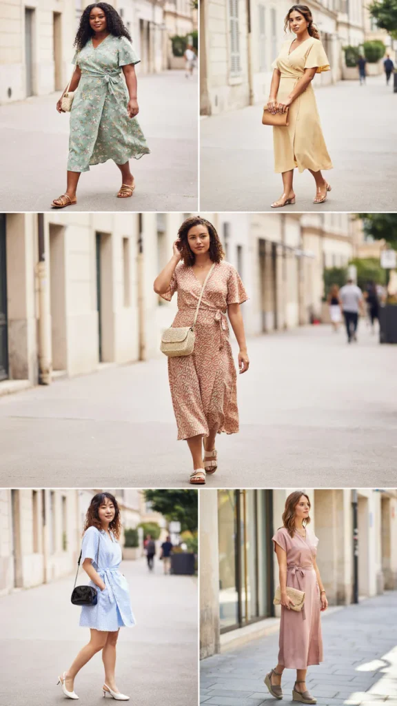 Plus-Size Friendly Wrap Dress