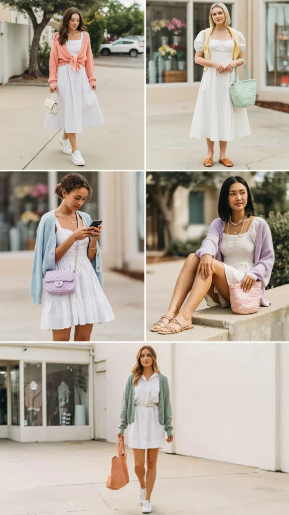 Casual Dress with Baseball Cap