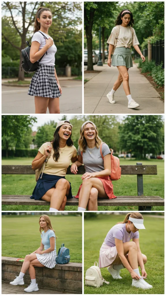Tennis Skirt with Baby Tee