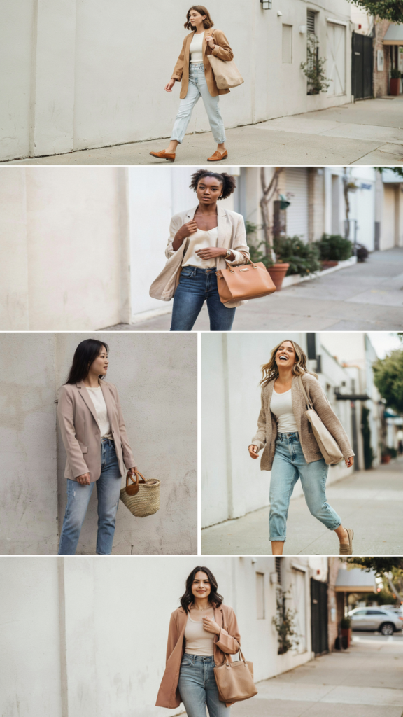 Hoodie, Jeans, and Oversized Blazer